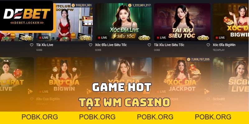 WM Casino - Bùng Nổ Cùng Sảnh Bài 3D Hàng Đầu Thị Trường